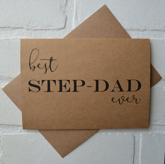 Best Step-dad Ever | Happy Father's Day Greeting Cards