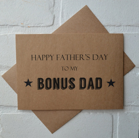 Happy Father's Day to my Bonus Dad | Happy Father's Day Greeting Cards