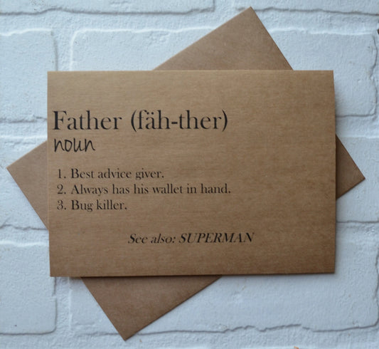 Definition of a Father | Happy Father's Day Greeting Cards