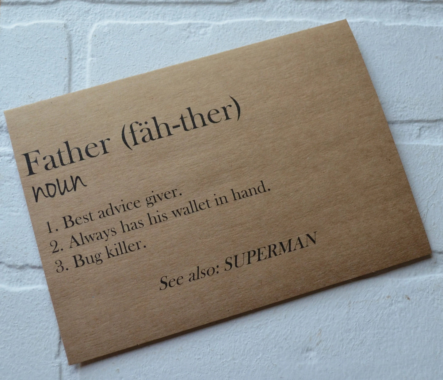 Definition of a Father | Happy Father's Day Greeting Cards