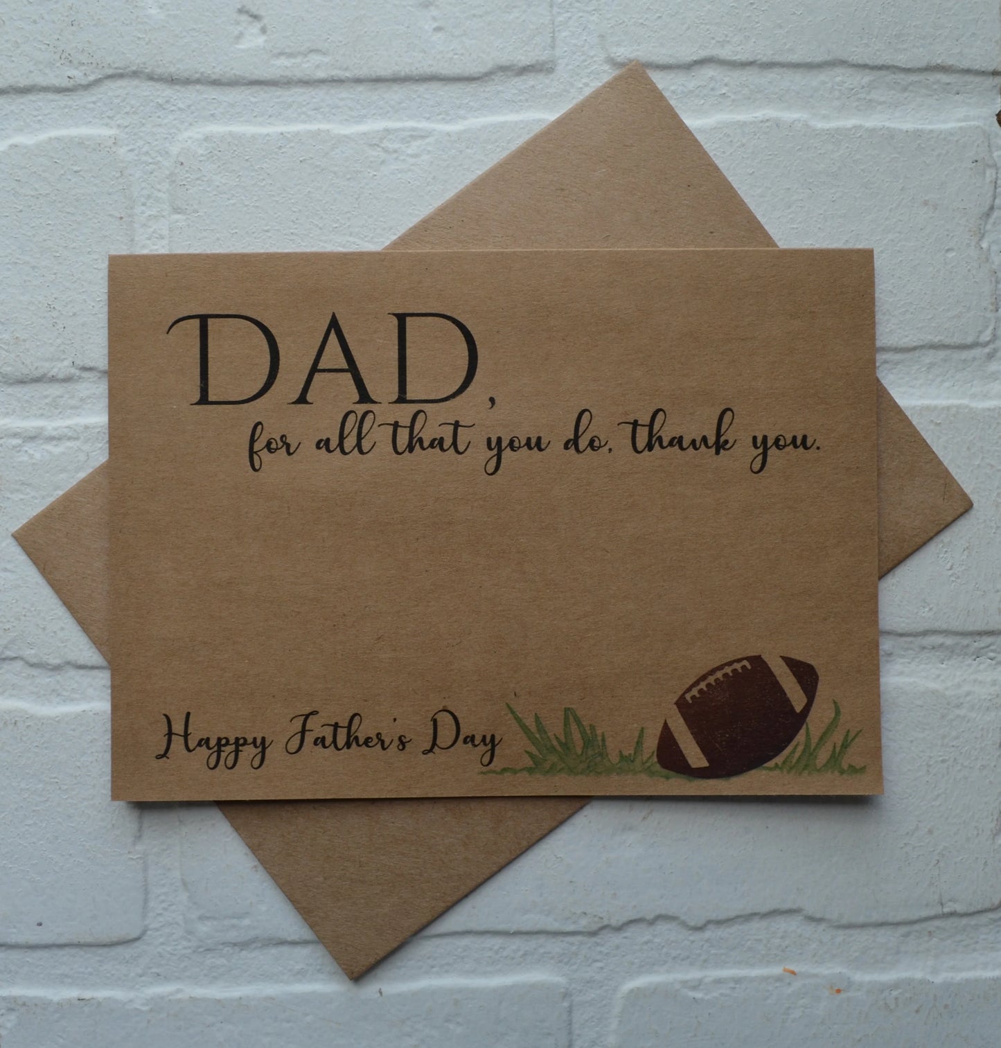Football Dad | Happy Father's Day Greeting Cards