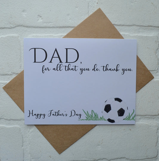 Soccer Dad | Happy Father's Day Greeting Cards