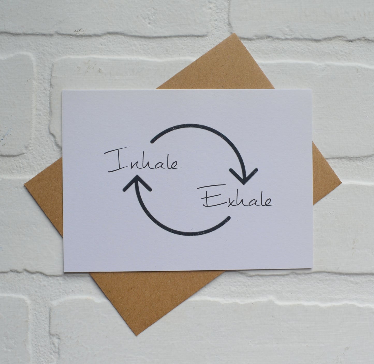 Inhale Exhale | yoga greeting cards