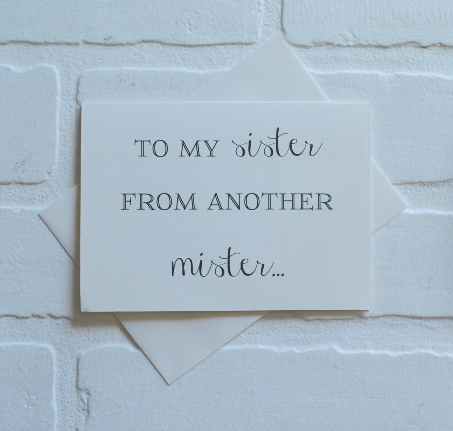 SISTER from ANOTHER mister | bridesmaid proposal cards | wedding party invite