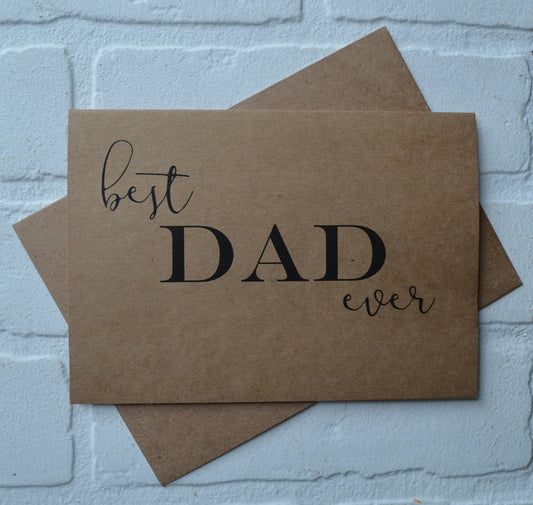 Best Dad Ever | Happy Father's Day Greeting Cards