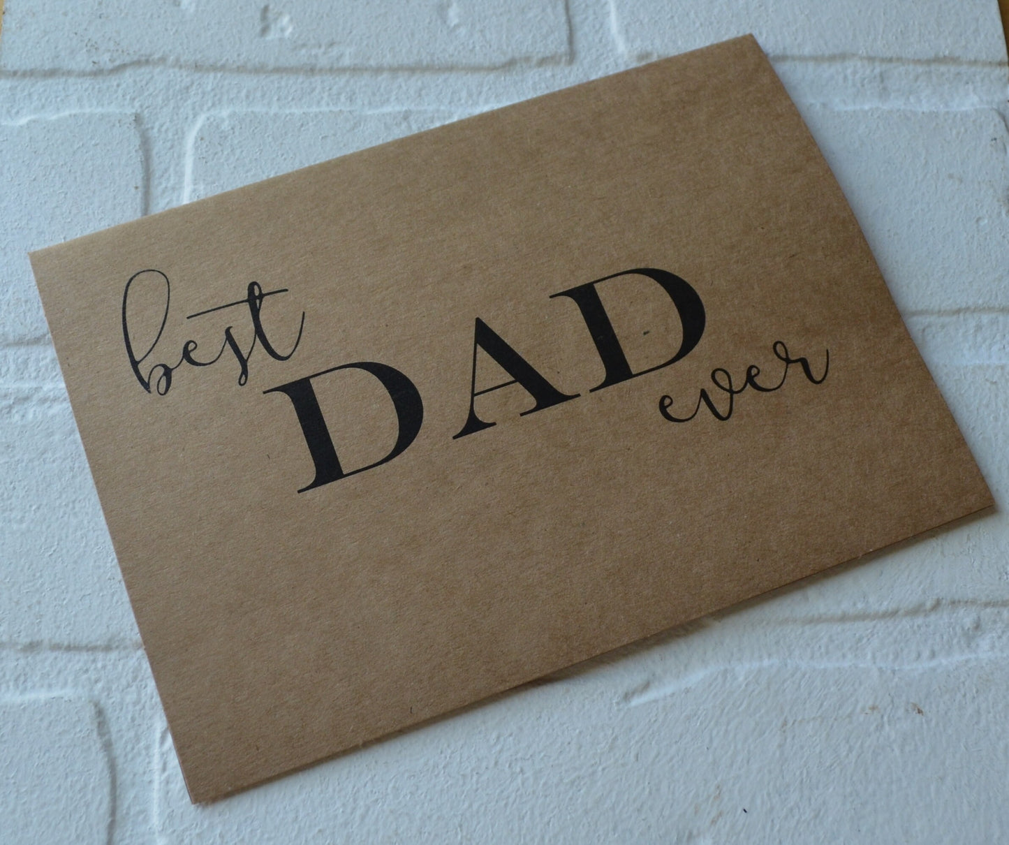 Best Dad Ever | Happy Father's Day Greeting Cards