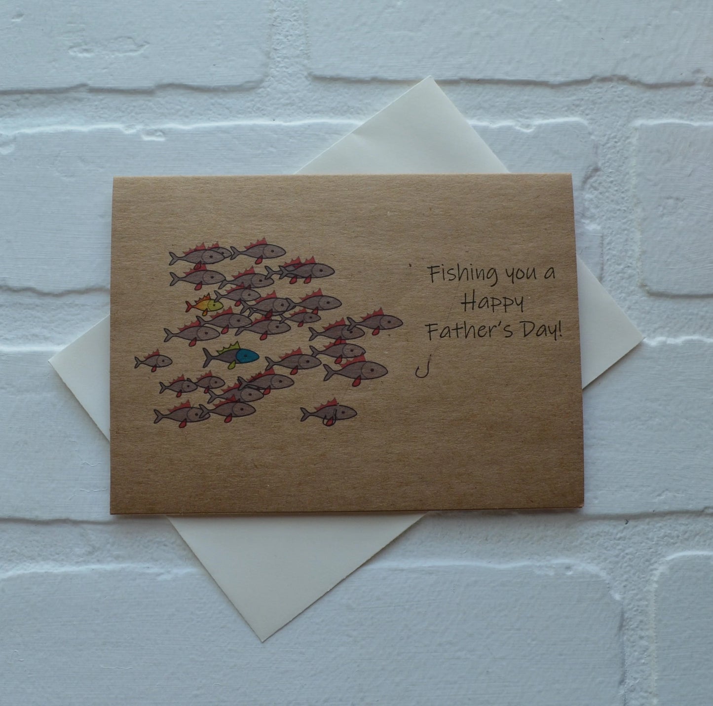 Fishing you a happy father's day | Fishing Card | Love | Father's Day Greeting Cards