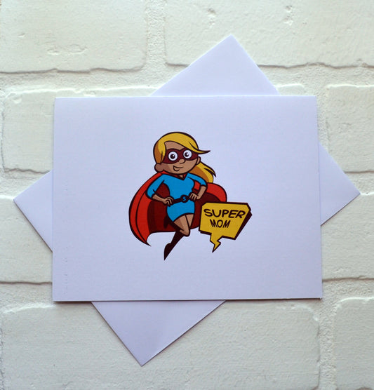 SUPER MOM | Happy Mother's Day greeting cards