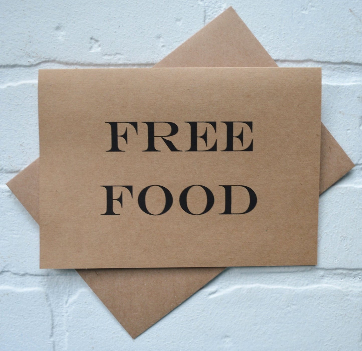 Free food | bridesmaid proposal card | wedding party invite