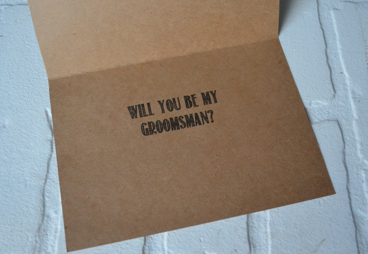 We heard you CLEAN up NICE | groomsmen proposal cards | wedding party invite