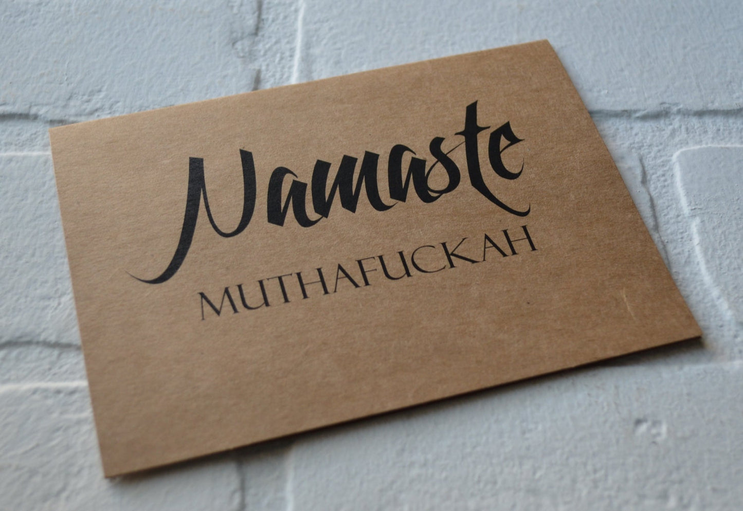 Namaste Muthafuckah | yoga greeting cards