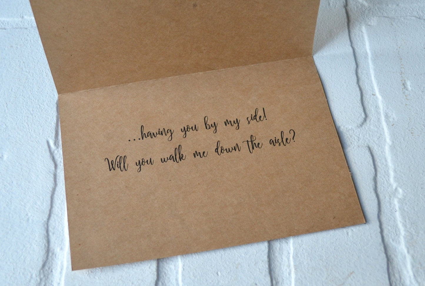 Theres only ONE thing BETTER than having you as my BROTHER | walk me down the aisle cards