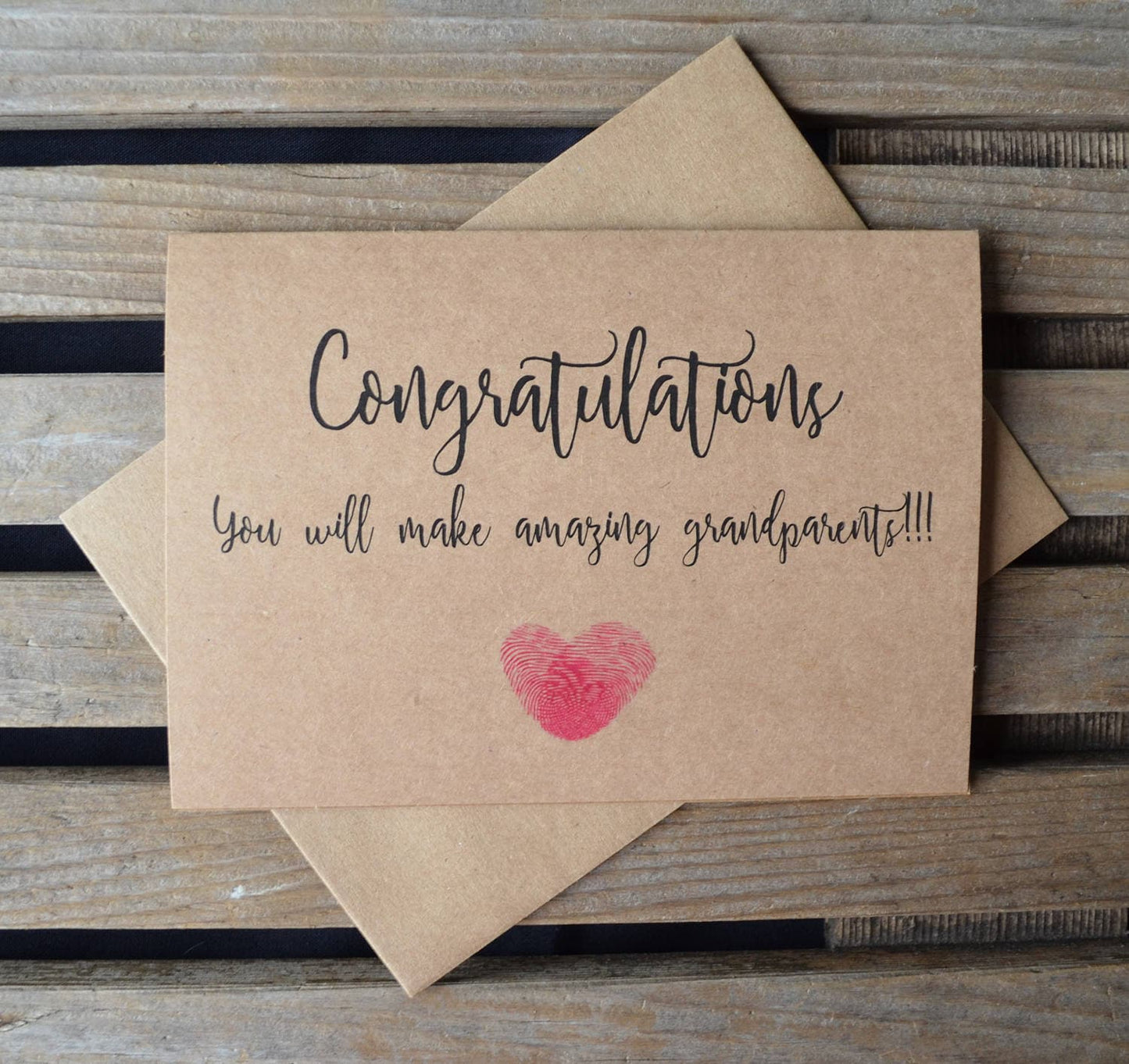 Congratulations you will make amazing grandparents | new baby card | expecting grandparents