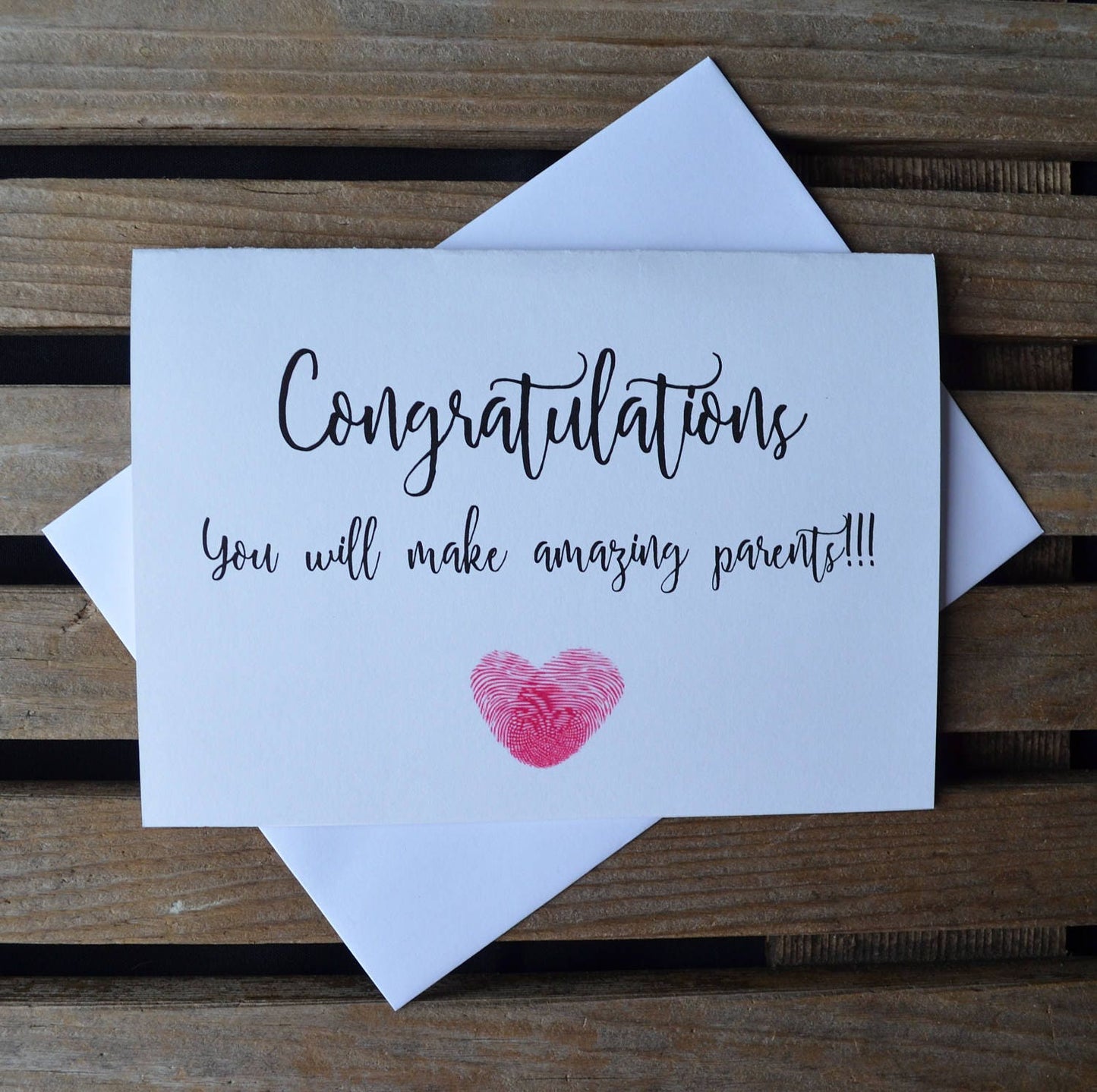 Congratulations you will make amazing parents | new baby card | expecting parents