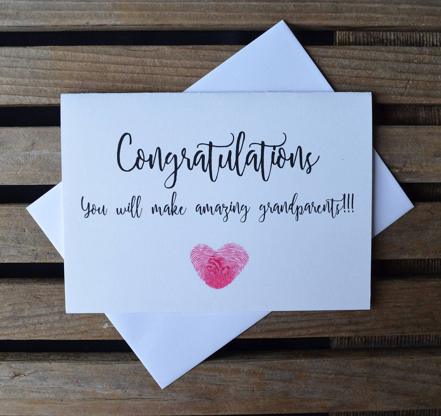 Congratulations you will make amazing grandparents | new baby card | expecting grandparents