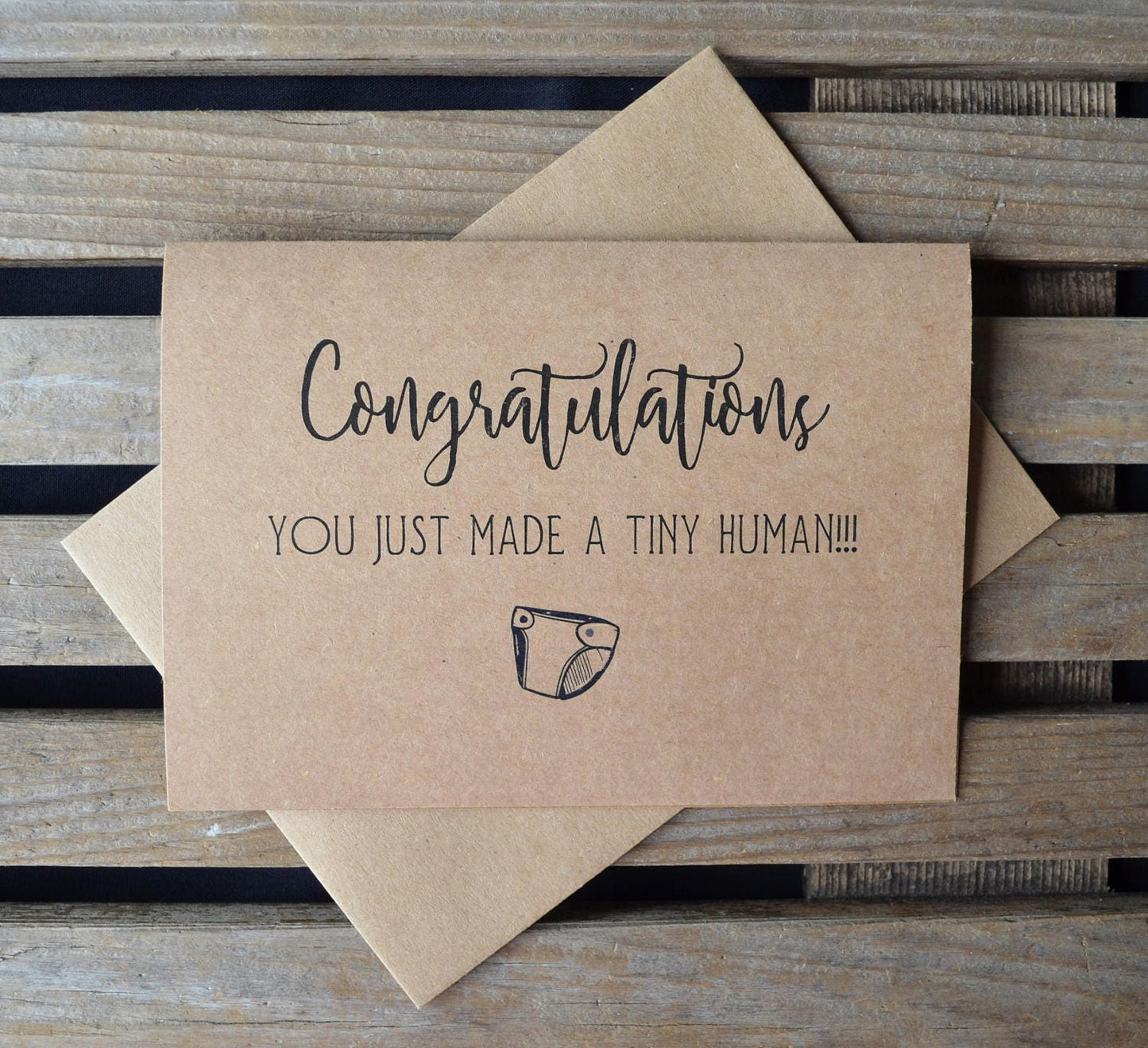 Congratulations you just made a tiny human just mull that one over for a minute | new baby card | expecting parents