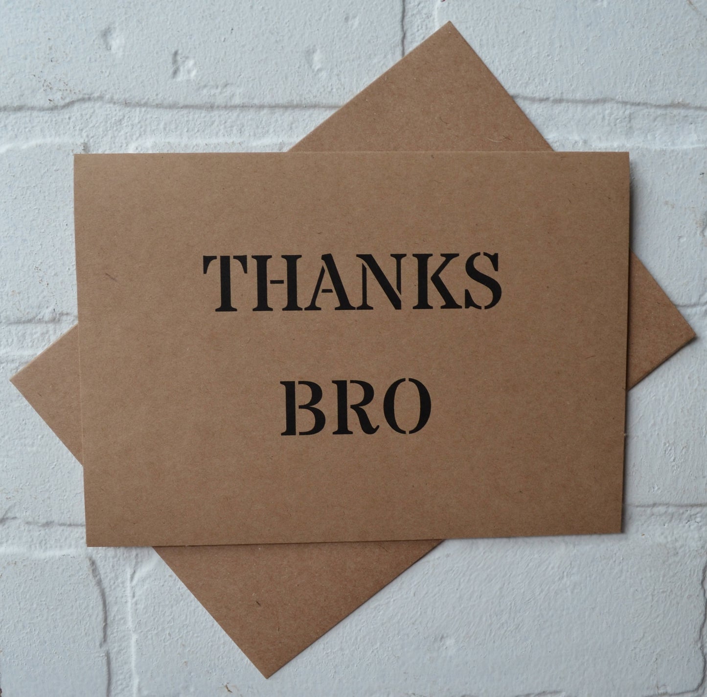 THANKS BRO wedding bridal party thank you cards