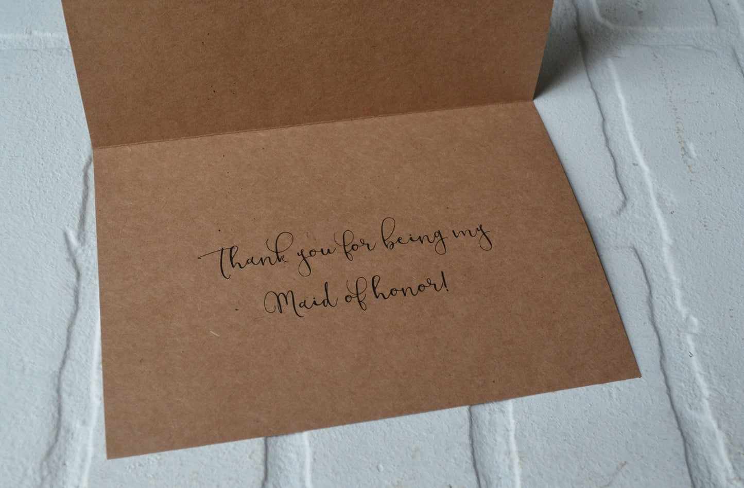 Best day ever started with you | wedding bridal party thank you cards