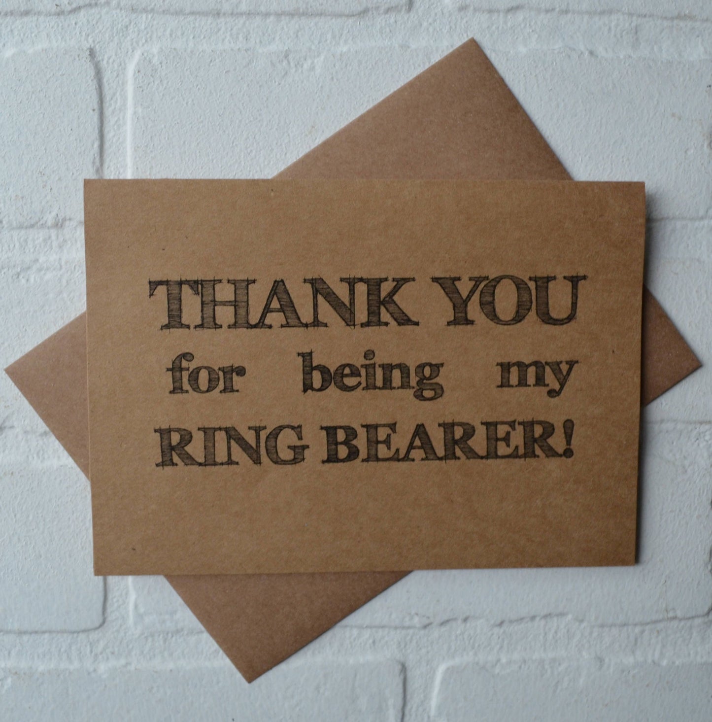 THANK YOU for being my groomsman | wedding bridal party thank you cards