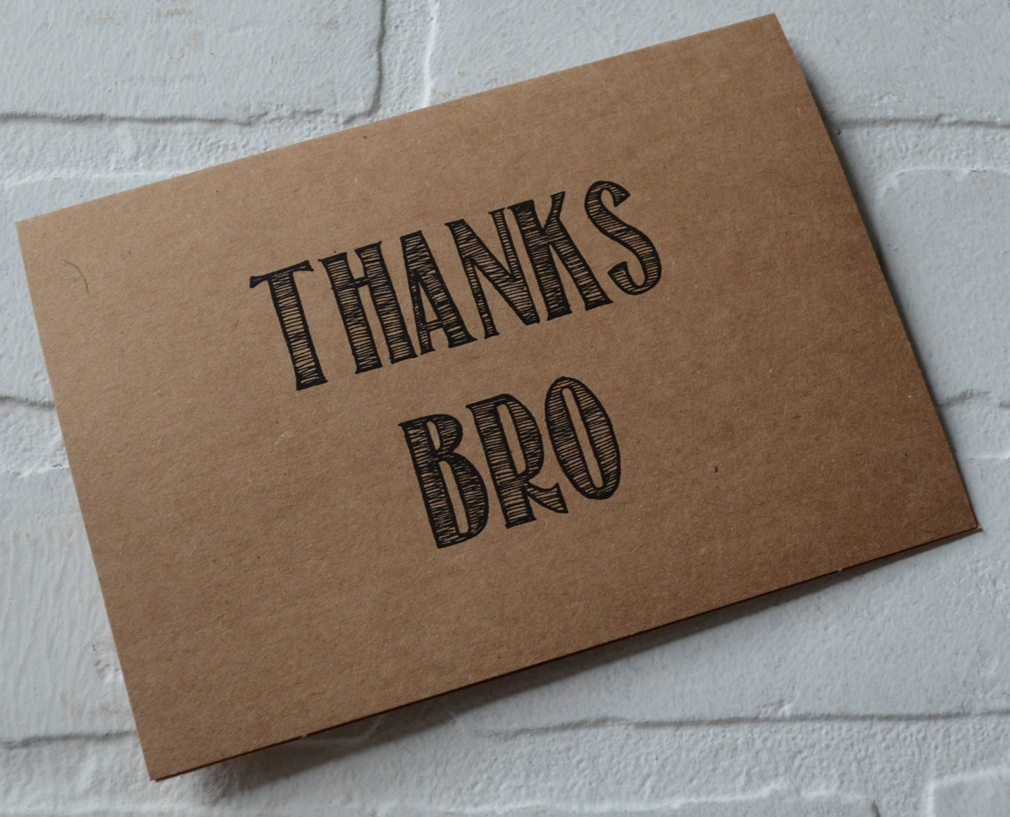 THANKS BRO wedding bridal party thank you cards