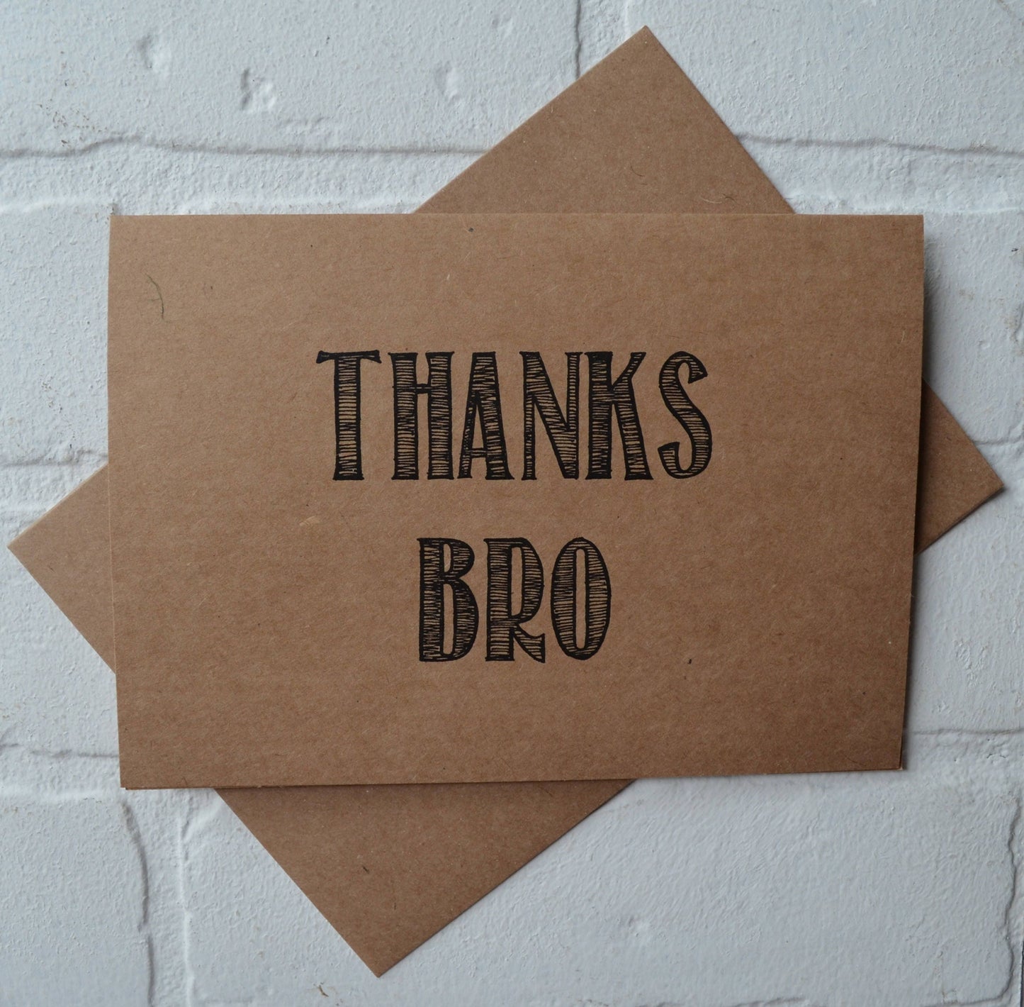 THANKS BRO wedding bridal party thank you cards