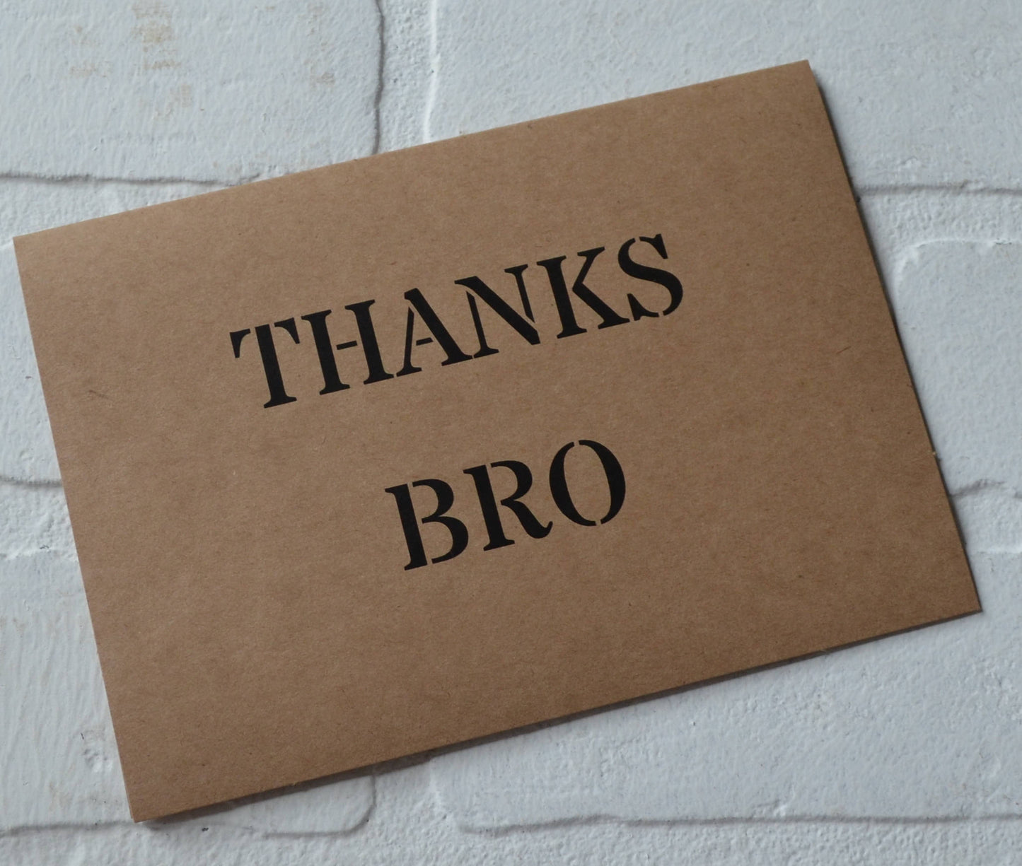 THANKS BRO wedding bridal party thank you cards