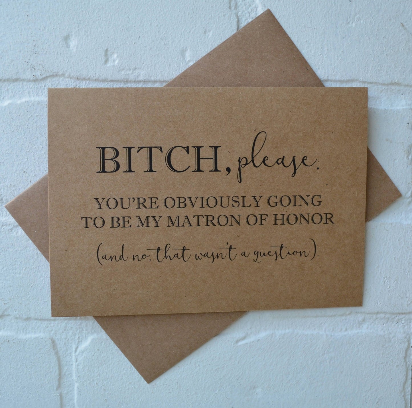 B#TCH PLEASE Will you be my maid of honor Card Bridesmaid Card Funny Bridesmaid Card Bridesmaid Proposal Be My Maid of Honor b*tch funny