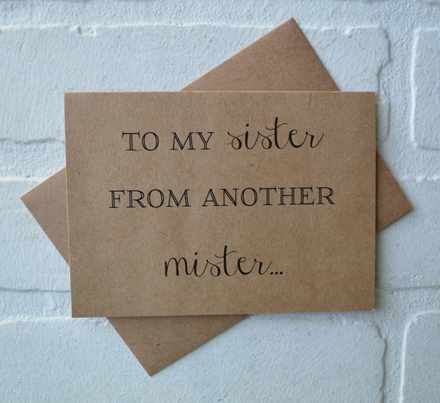 SISTER from ANOTHER mister | bridesmaid proposal cards | wedding party invite