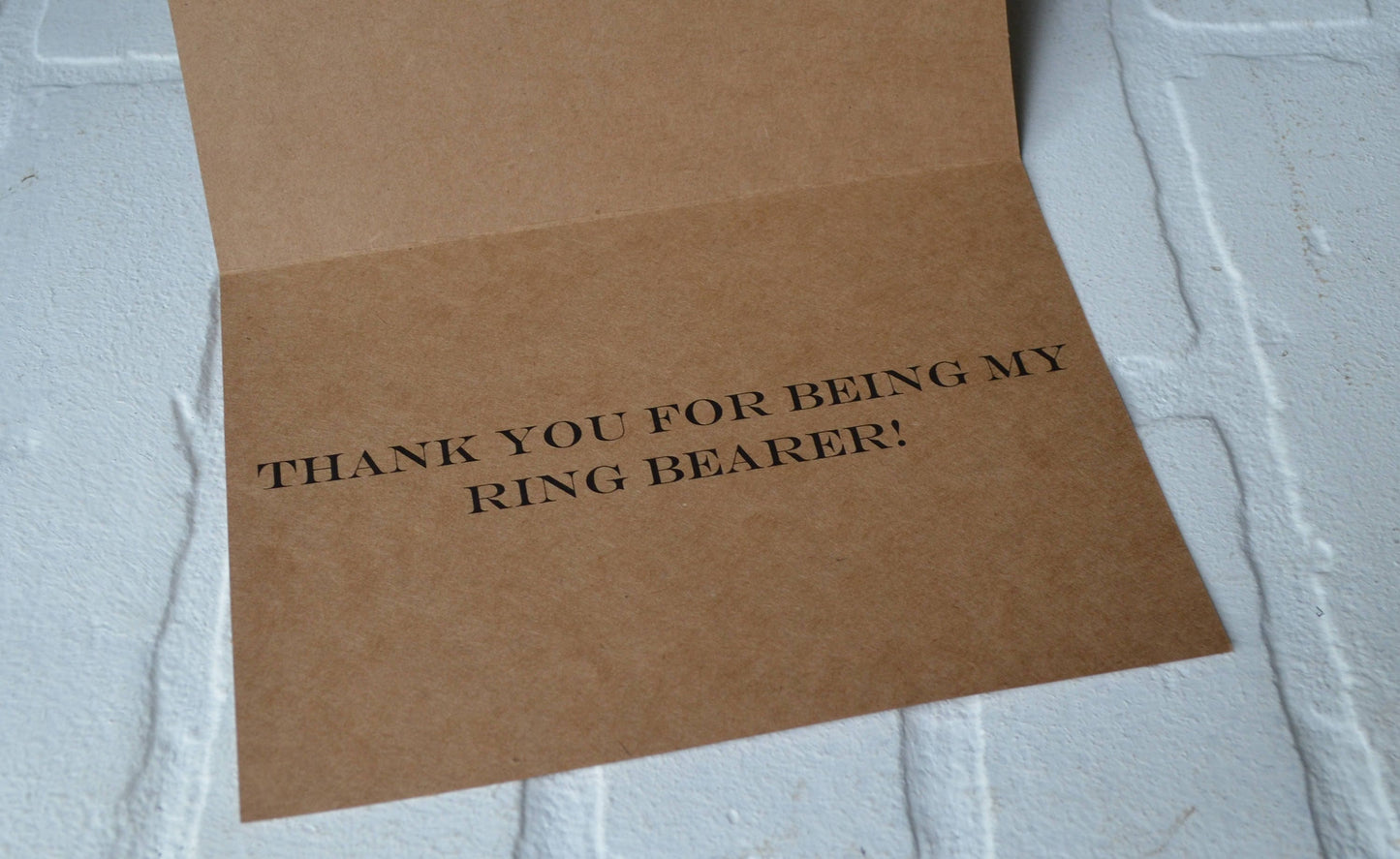 Bro we did it | wedding bridal party thank you card