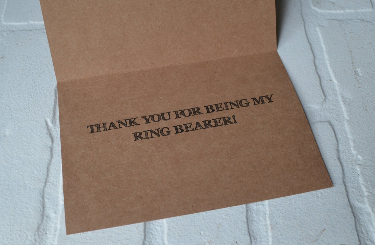 Bro we did it | wedding bridal party thank you cards