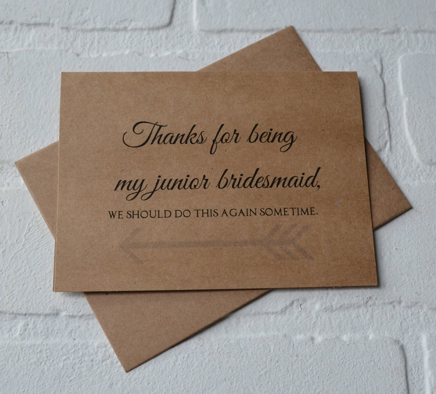 THANK YOU for being my bridesmaid wedding bridal party thank you cards