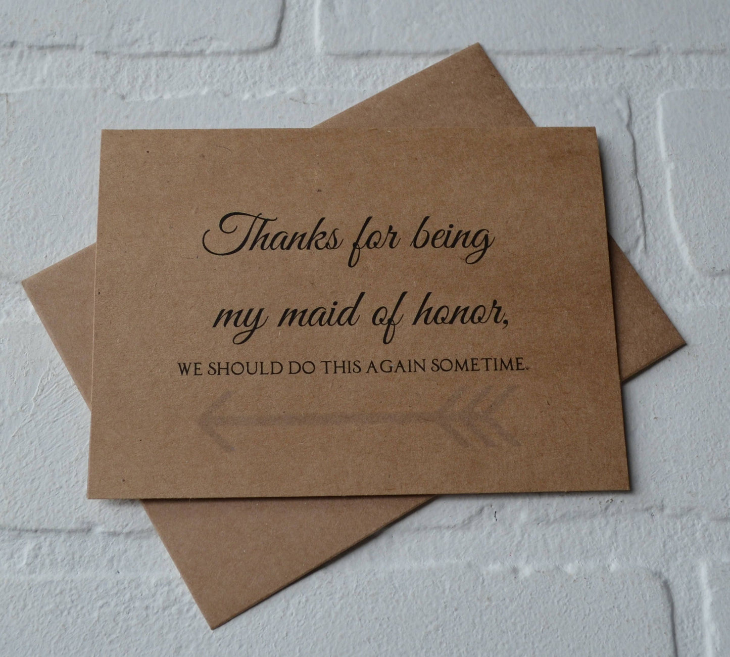 THANK YOU for being my bridesmaid wedding bridal party thank you cards