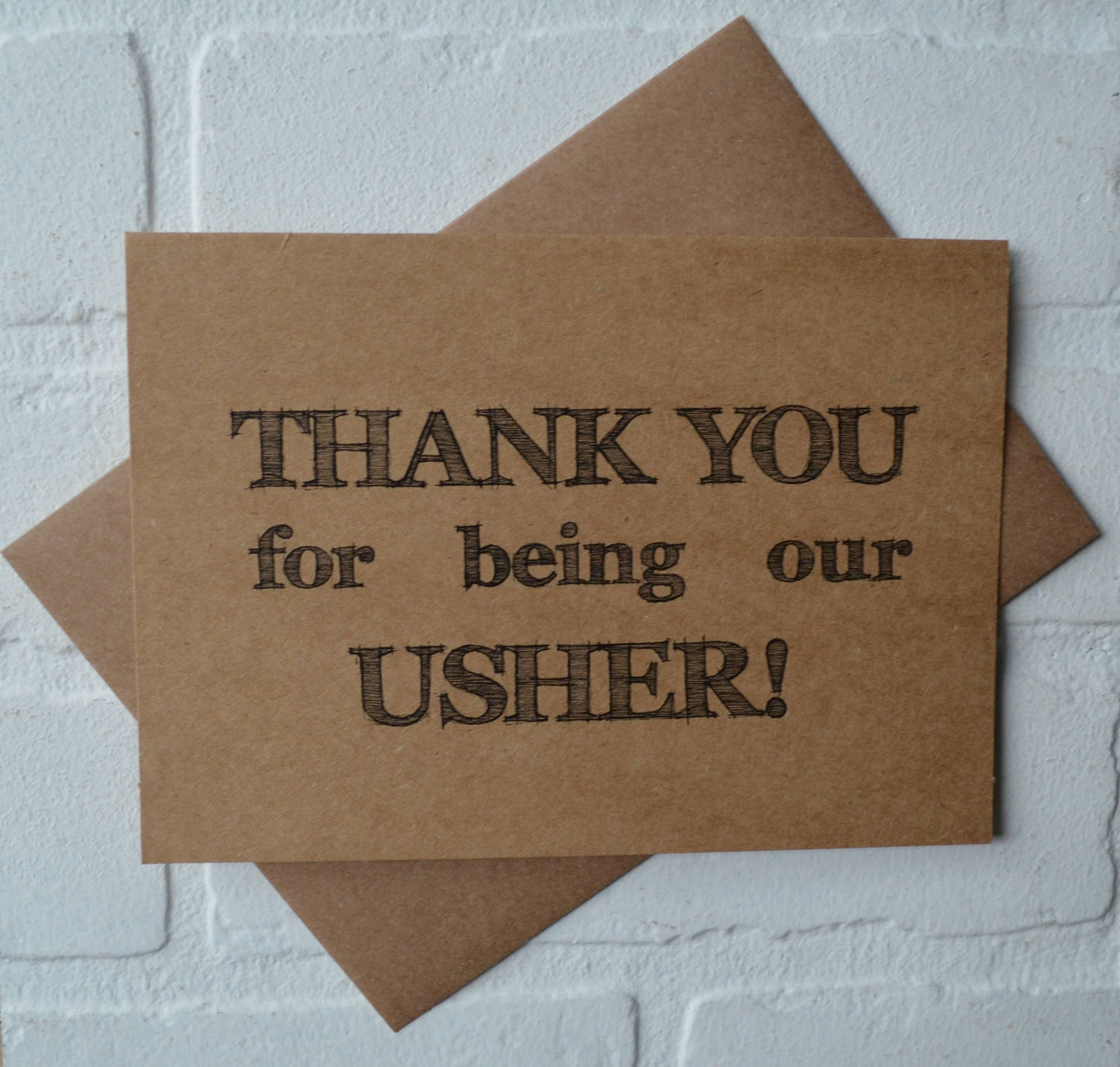 THANK YOU for being my groomsman | wedding bridal party thank you cards