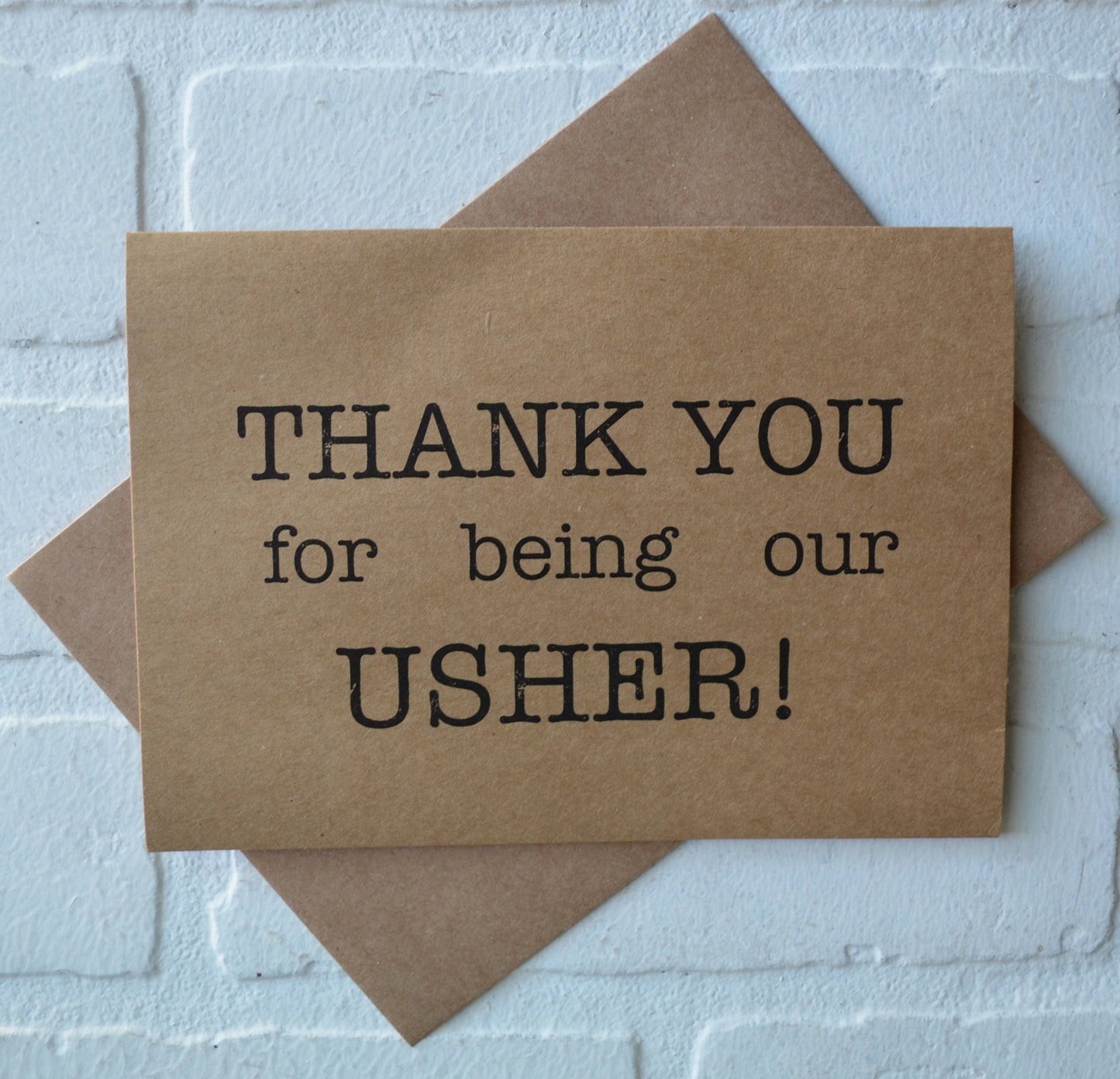 THANK YOU for being my groomsman wedding bridal party thank you cards