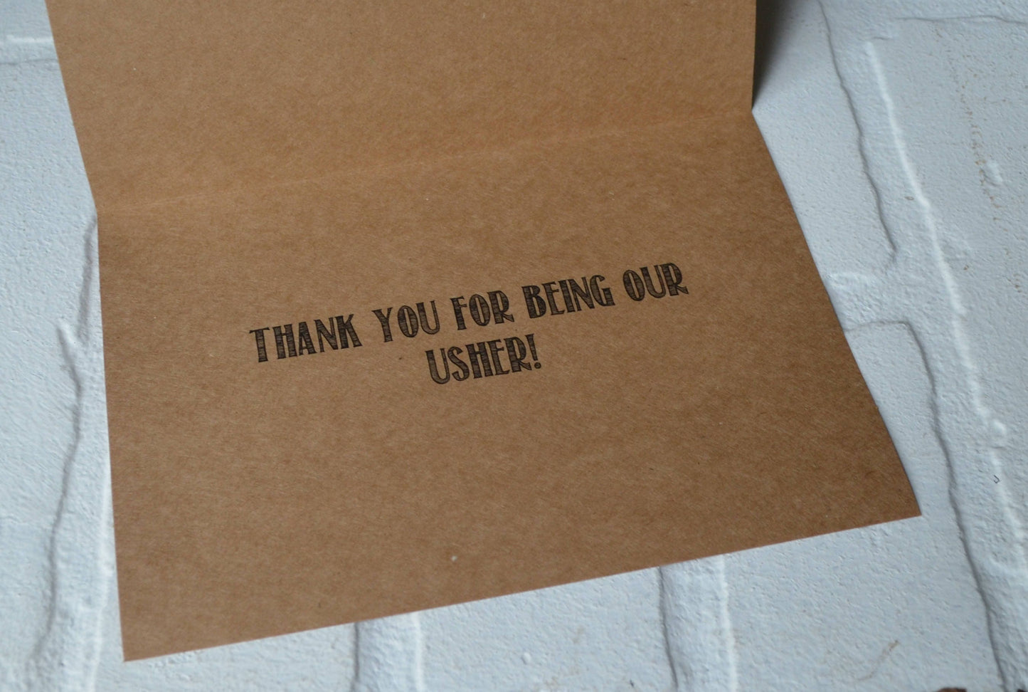 Bro we did it | wedding bridal party thank you cards