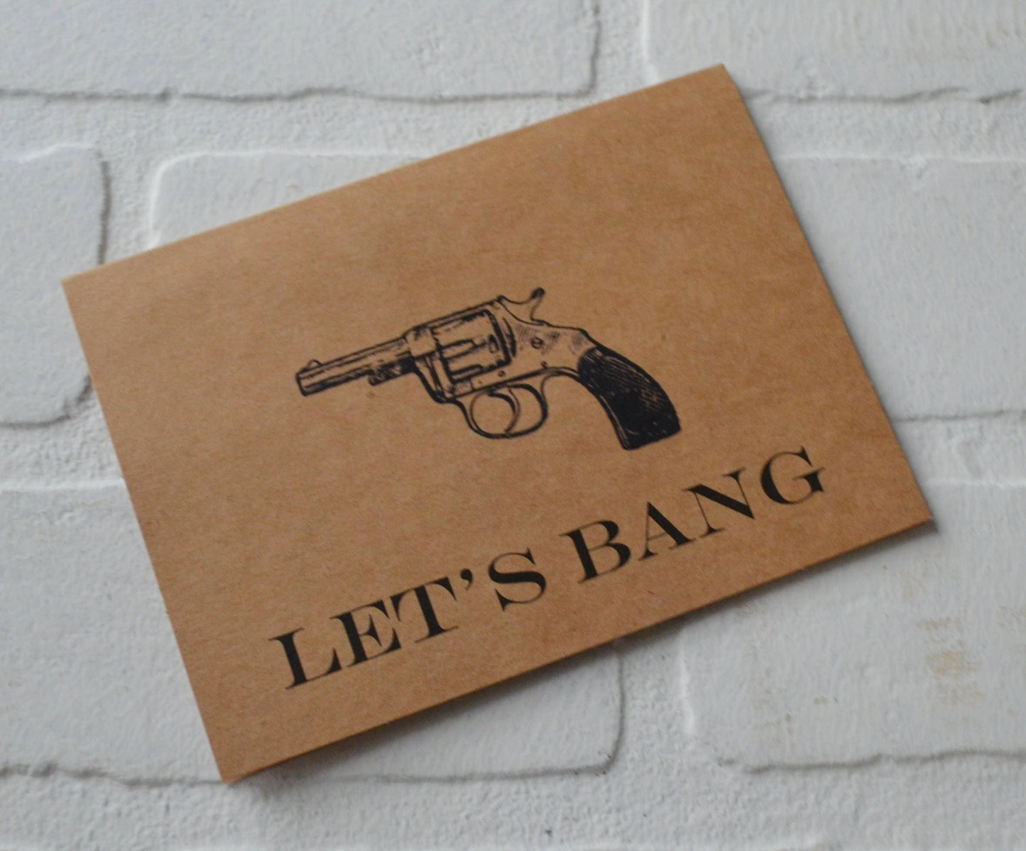 Let's bang | Happy Valentine's Day Greeting Cards | Love Card | Pun