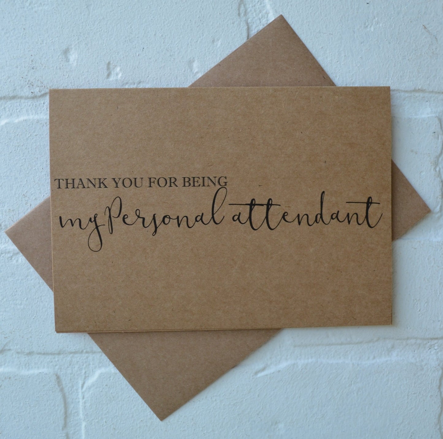 THANK YOU for being my BRIDESMAID wedding bridal party thank you cards