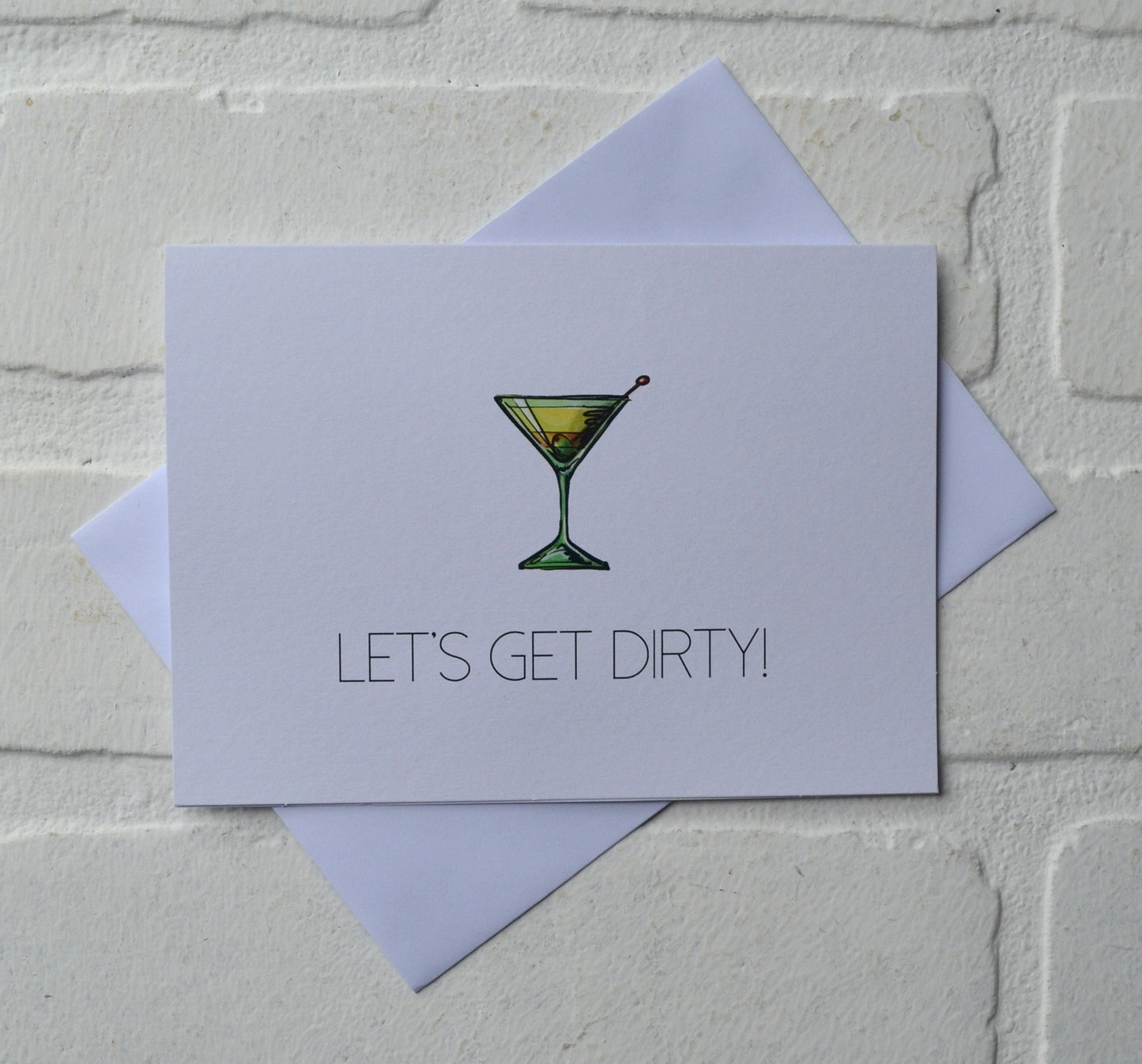 Let's Get Dirty | Happy Valentine's Day Greeting Cards | Love Card