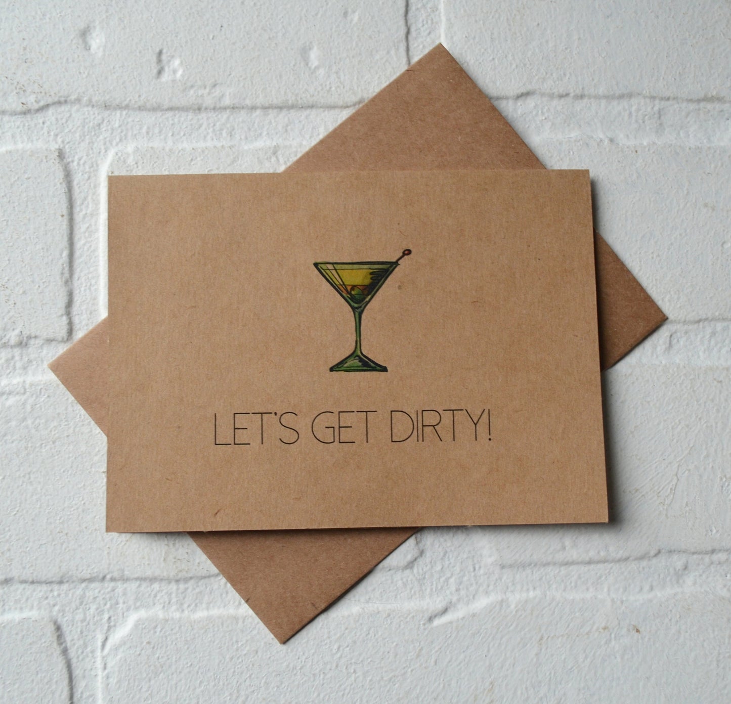 Let's Get Dirty | Happy Valentine's Day Greeting Cards | Love Card