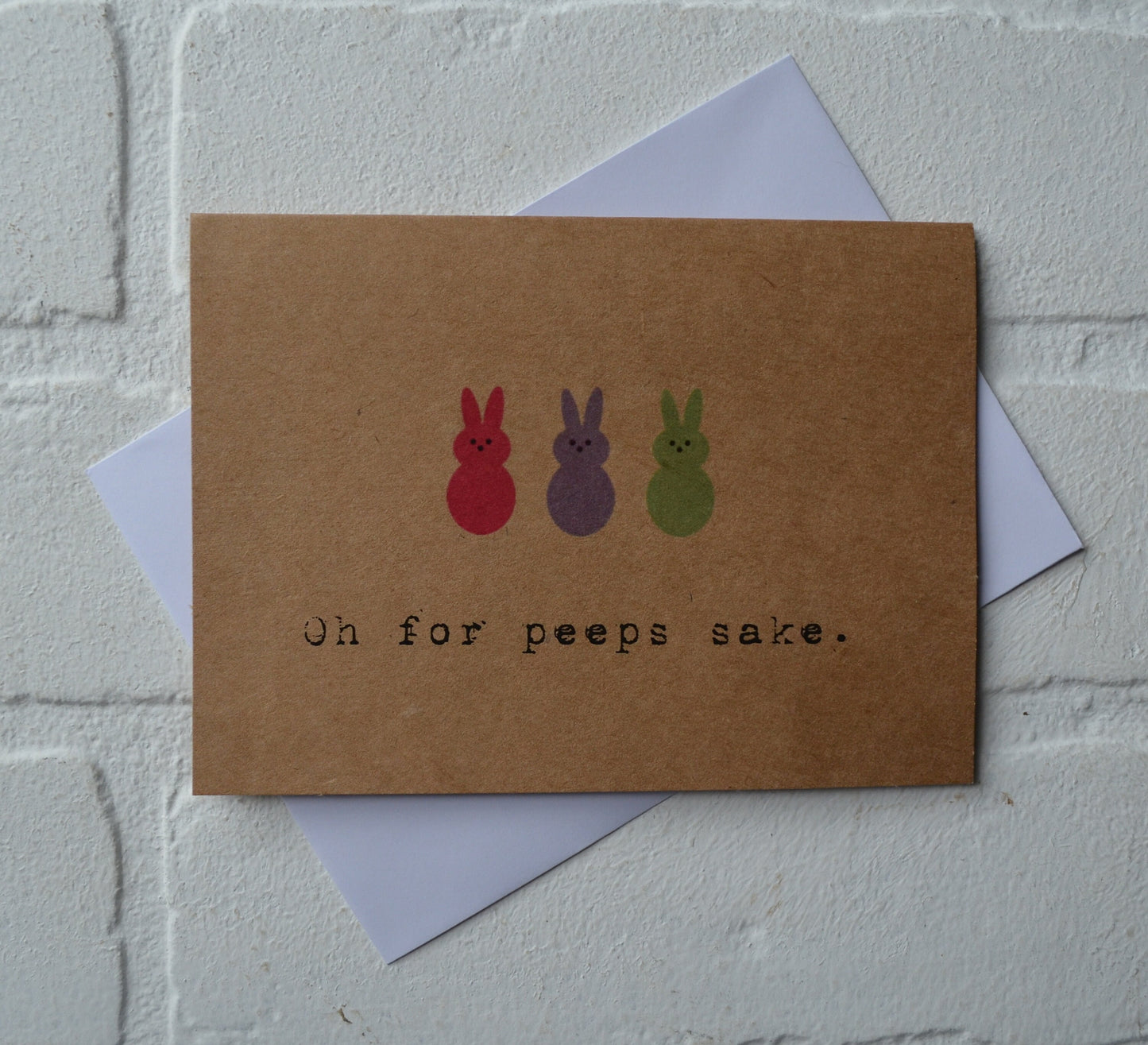 Oh for peeps sake | Happy Easter Greeting Cards