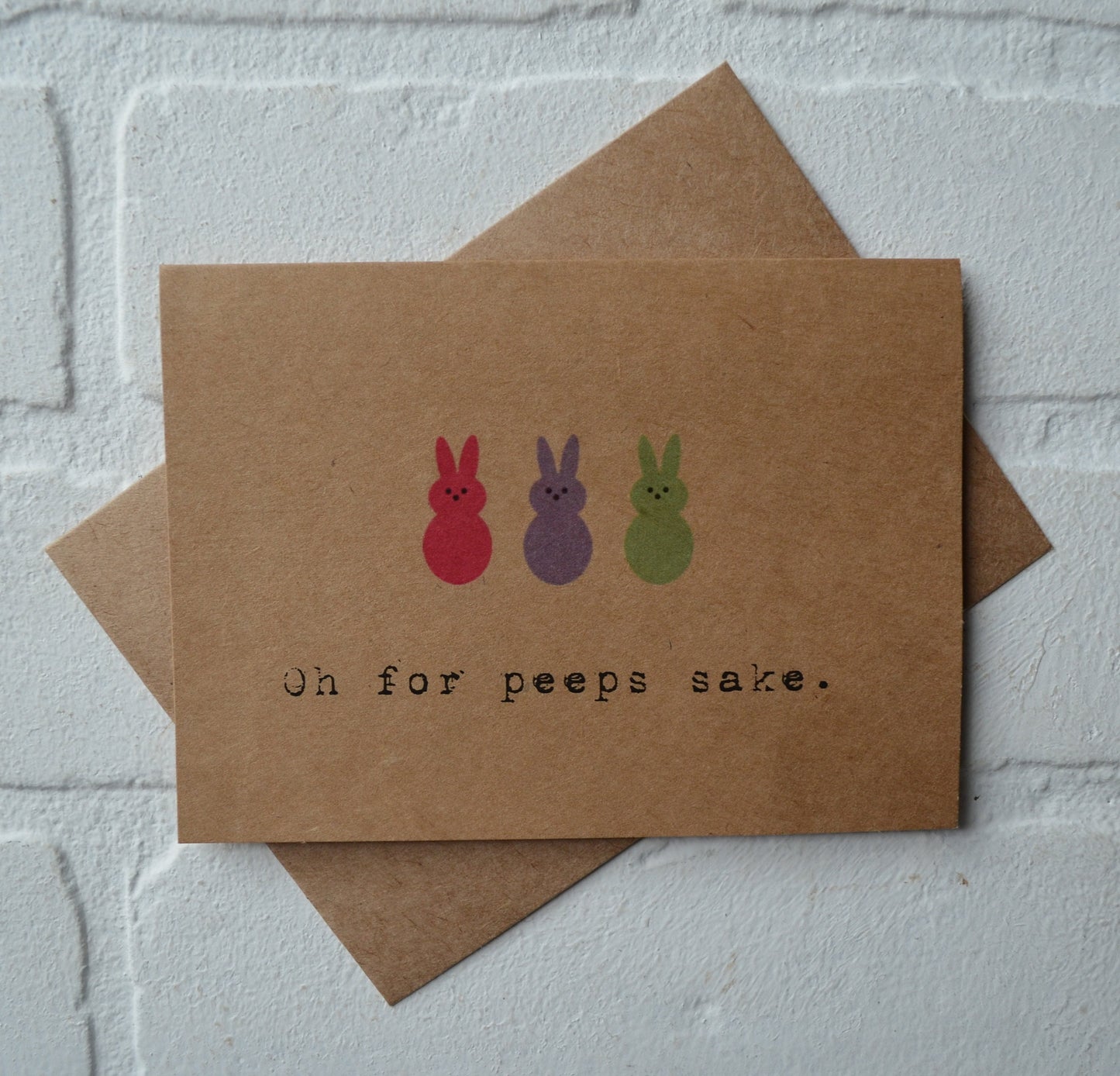 Oh for peeps sake | Happy Easter Greeting Cards