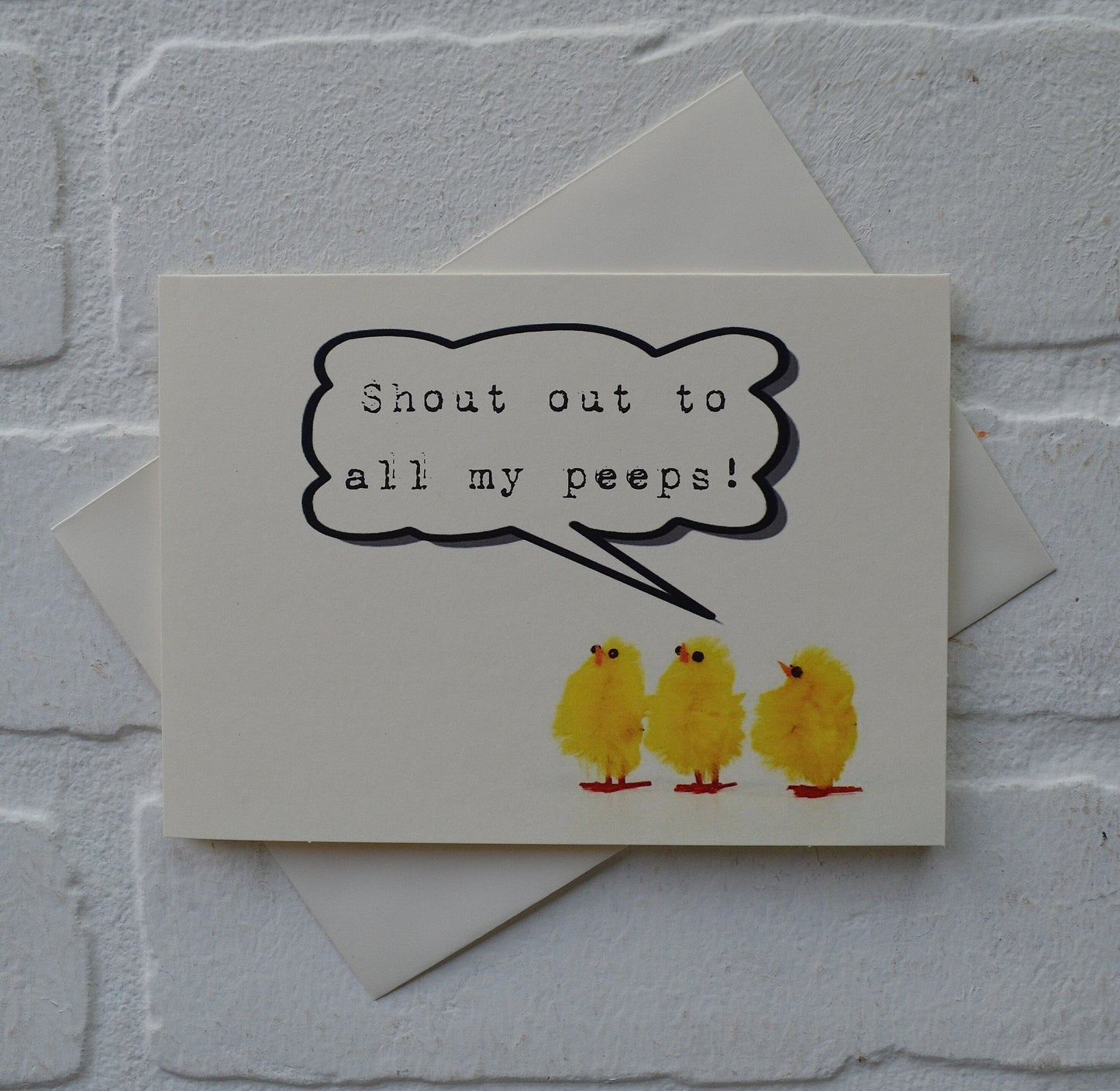 Shout out to all my peeps | Happy Easter Greeting Cards