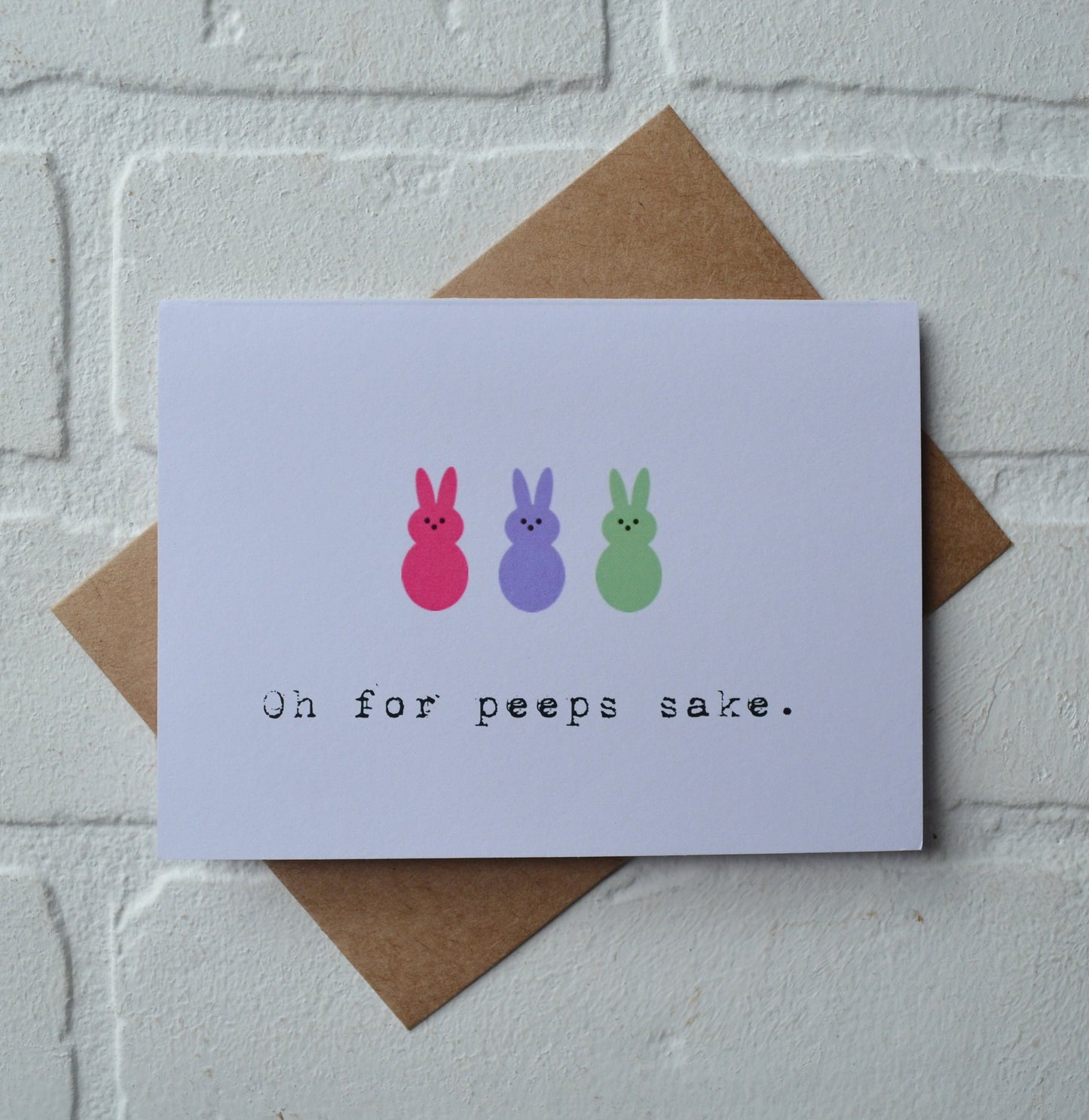 Oh for peeps sake | Happy Easter Greeting Cards
