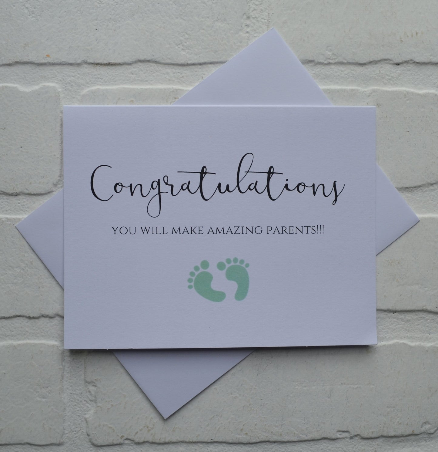 Congratulations you will make amazing parents | new baby card | expecting parents