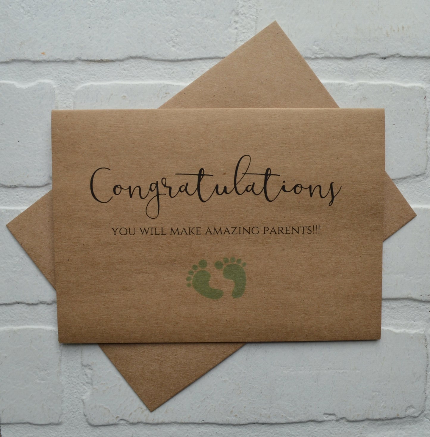 Congratulations you will make amazing parents | new baby card | expecting parents