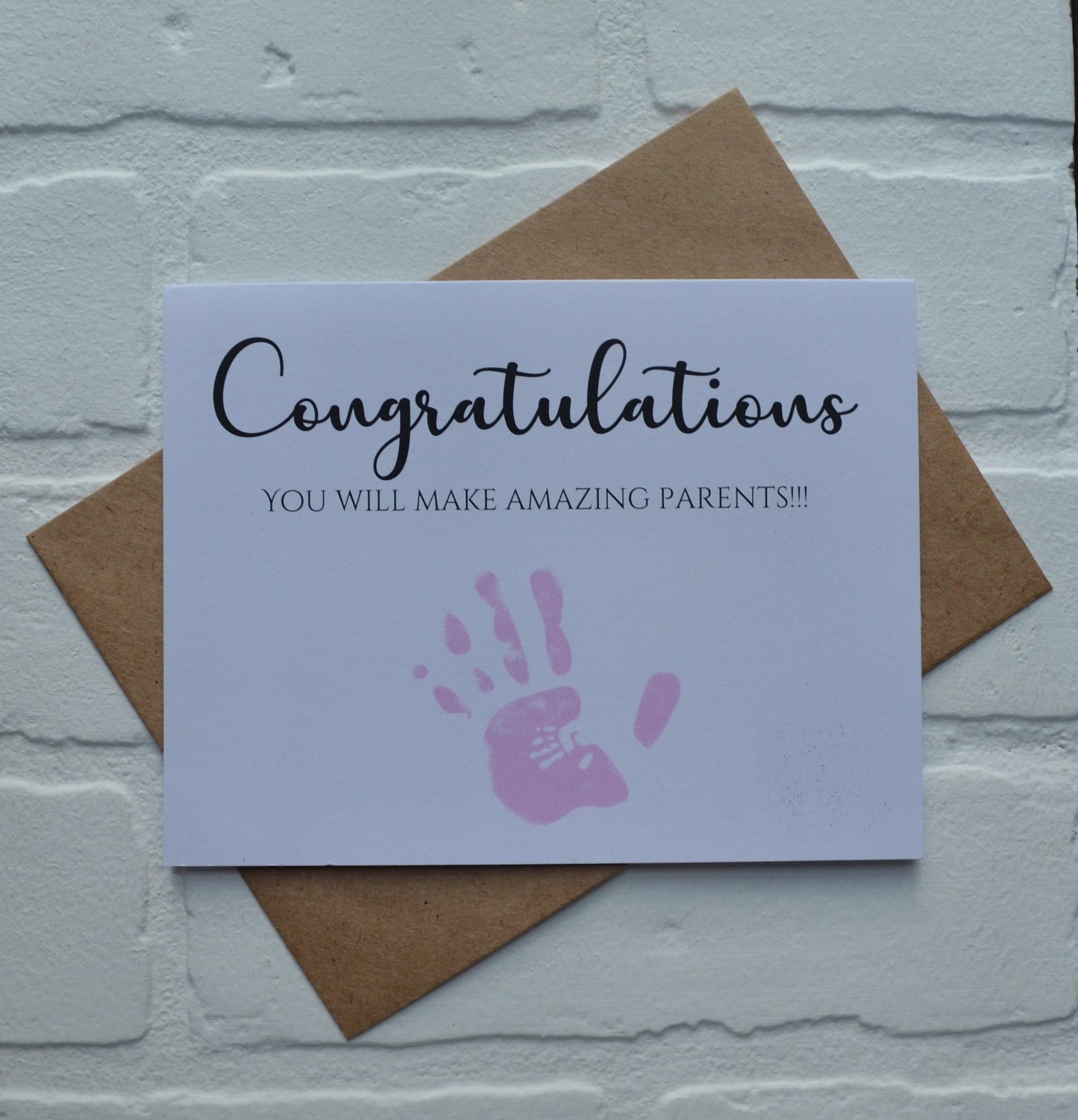 Congratulations you will make amazing parents | new baby card | expecting parents