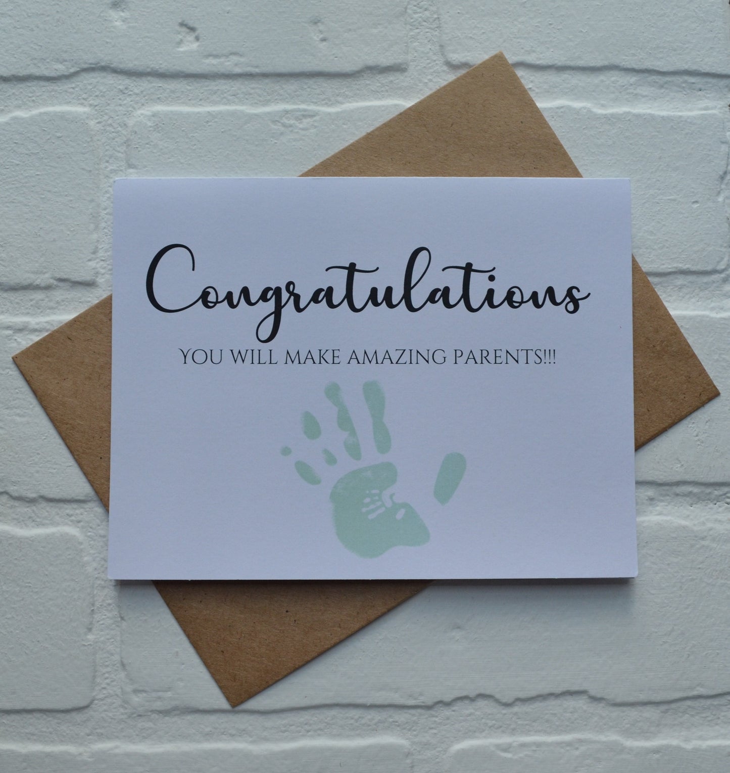 Congratulations you will make amazing parents | new baby card | expecting parents