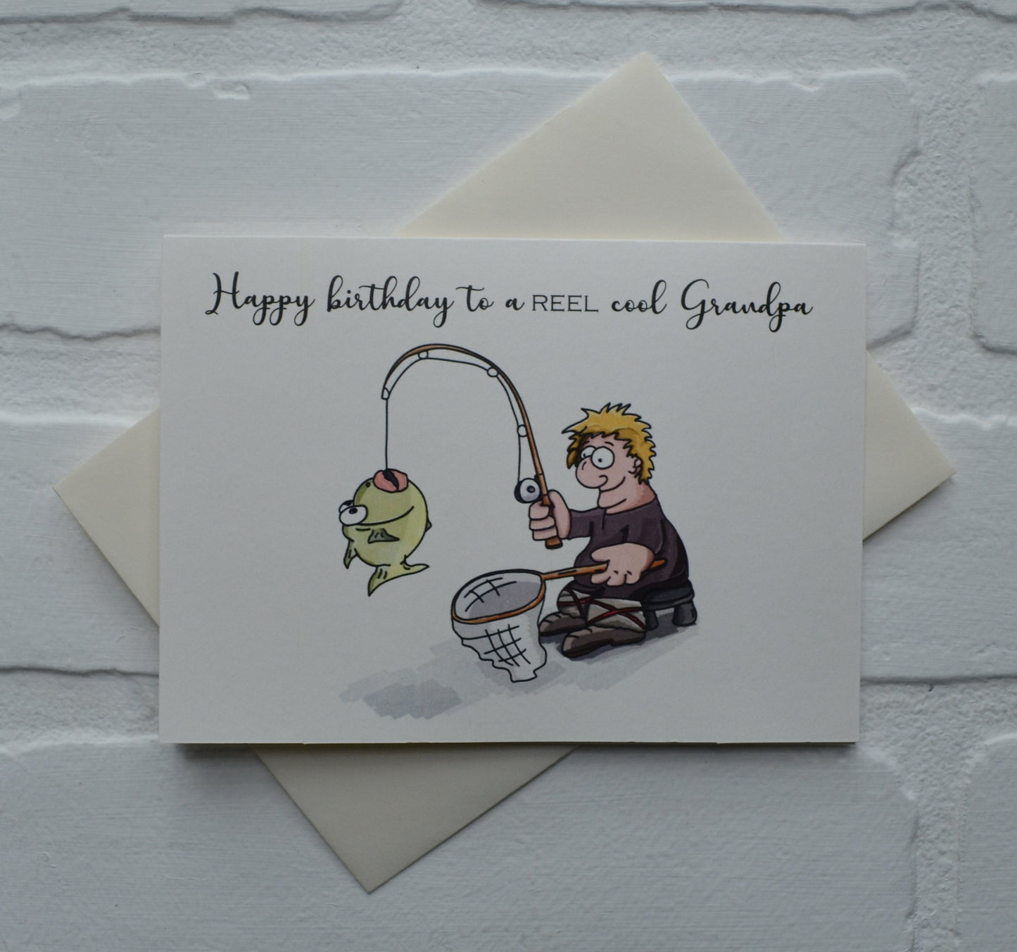Happy Birthday to a reel great guy | Fishing Card | Happy Birthday Greeting Cards