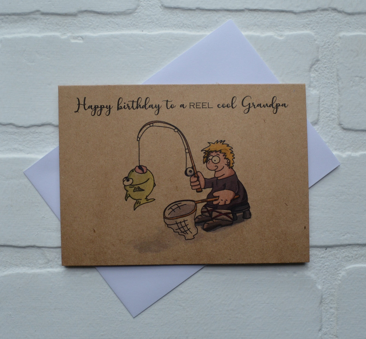 Happy Birthday to a reel great guy | Fishing Card | Happy Birthday Greeting Cards
