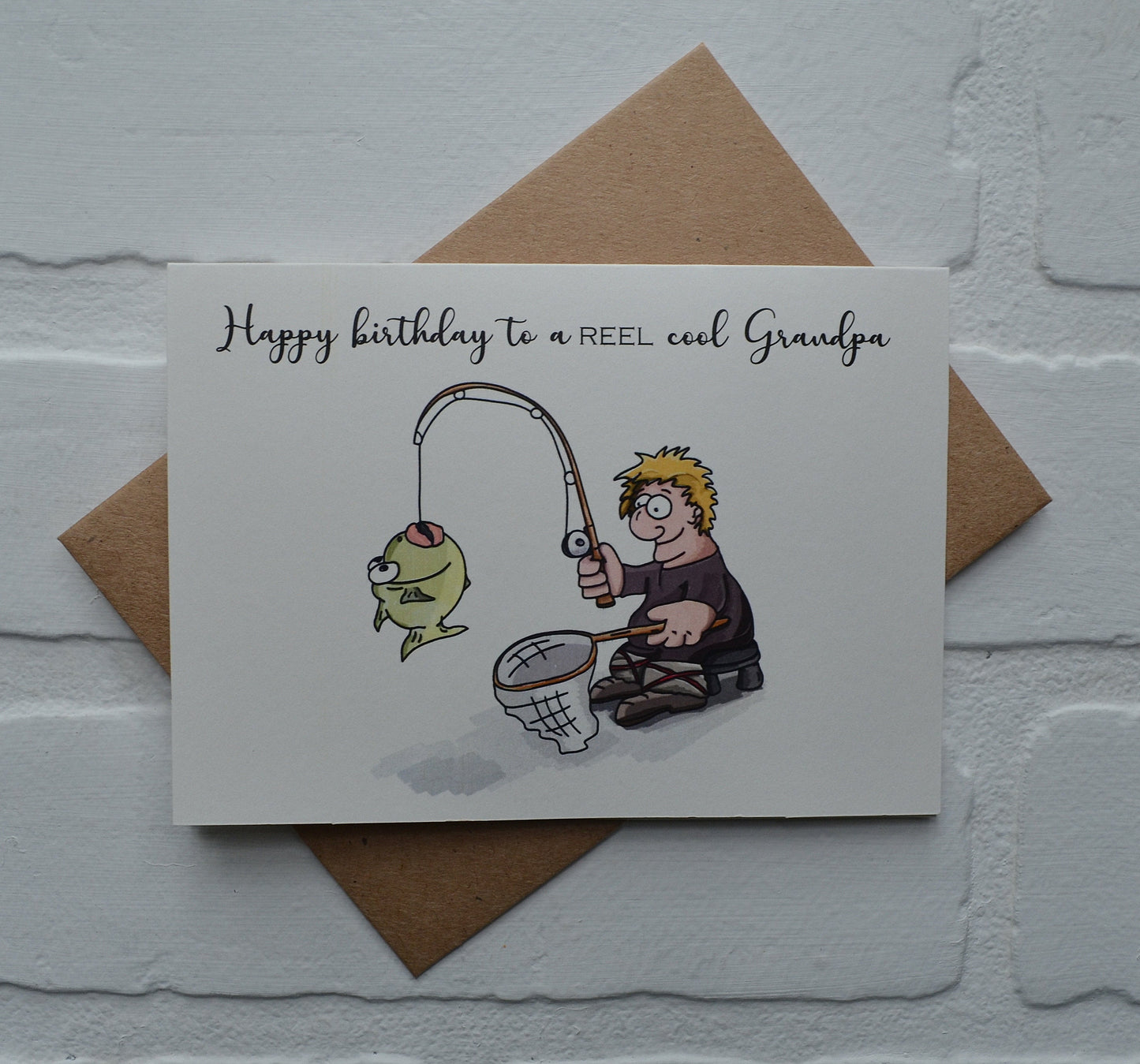 Happy Birthday to a reel great guy | Fishing Card | Happy Birthday Greeting Cards